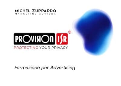 Formazione advertising su Meta e LinkedIn per il team marketing interno per Provision ISR
